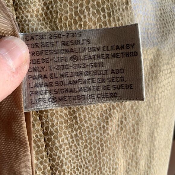 vintage Jacqueline Ferrar Pleather Jacket - Picture 12 of 12